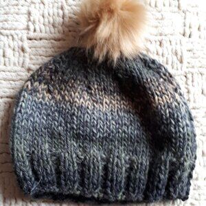 Hand knitted hat